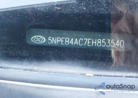 2014 Hyundai Sonata Gls из США, поврежденный, VIN 5NPEB4AC7EH853540